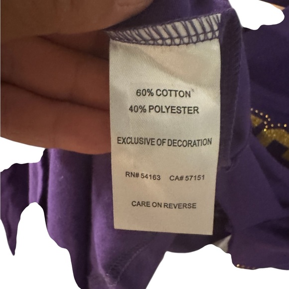 NFL Women's Fuel Up Oversized Fit Bling Bling T-Shirt NWOT Minnesota Vikings - Picture 4 of 6